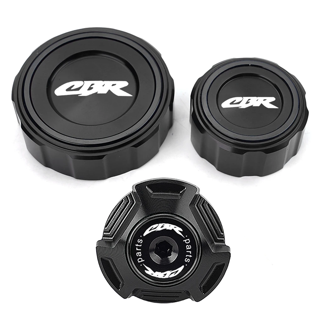 For HONDA CBR1000RR CBR1000 RR CBR 1000 RR 2004-2019 Motorcycle front and rear brake reservoir cover oil injection port oil cap