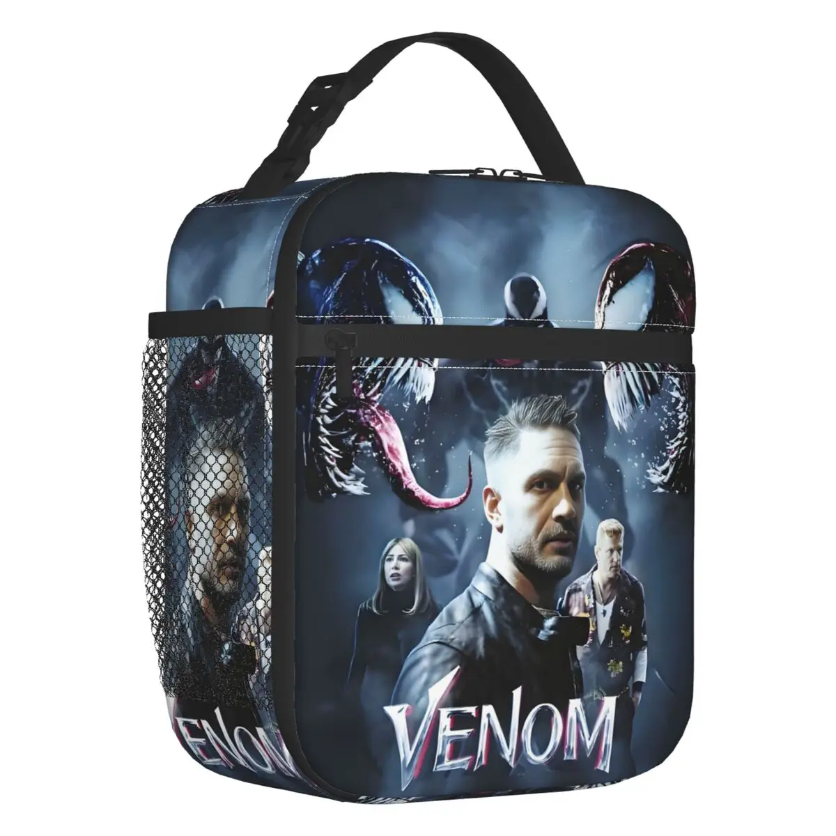 

Freetoedit Venom Marvel Venom2 от изолированных сумок для обеда для супергероя, комиксов, многоразовый термохолодильник, коробка для бенто, кемпинга, путешествий