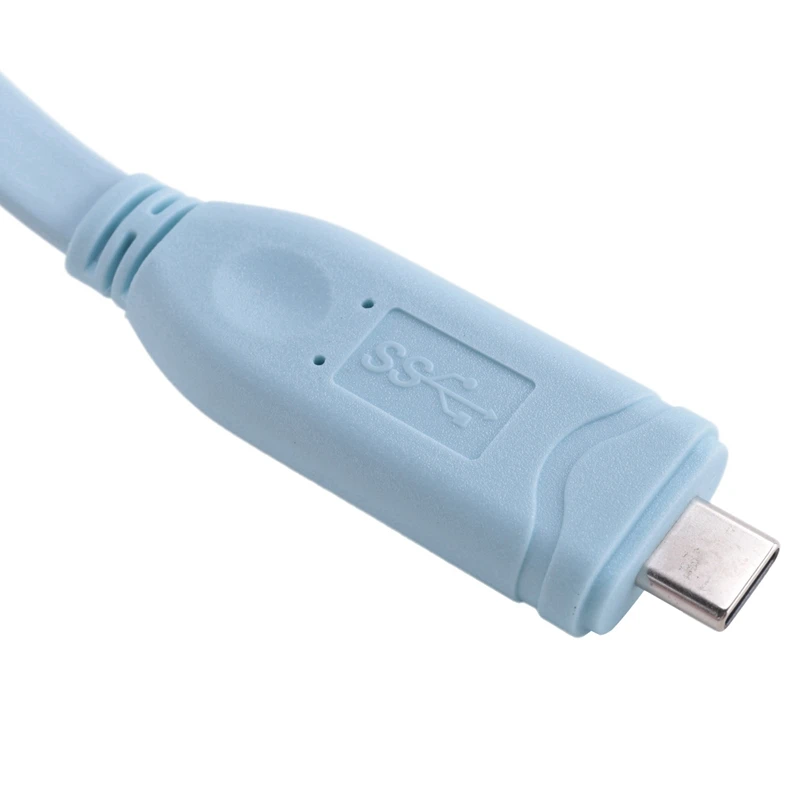 3X USB auf Typ C Konsolenkonfigurationskabel Typ C auf RJ45 serielles Router-Debugging-Kabel