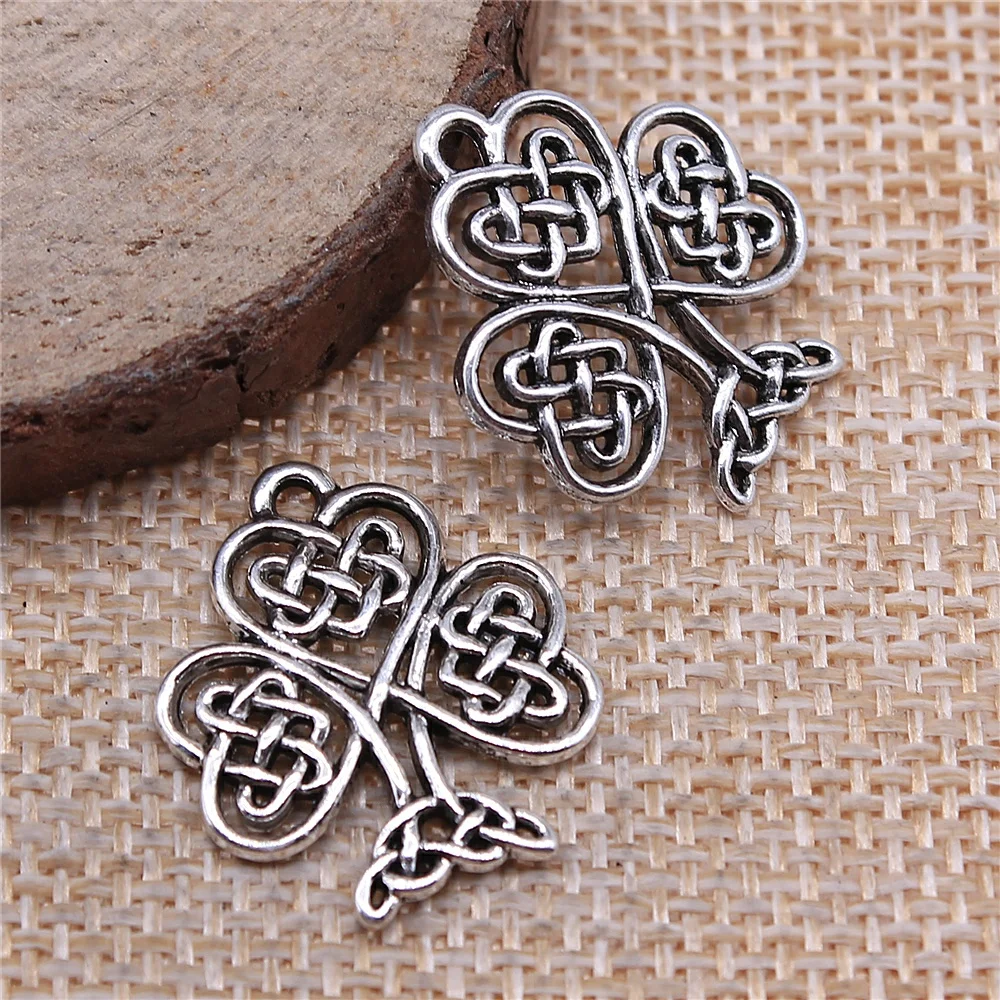 

Wholesale 120pcs/bag Jewelry Making DIY Handmade Craft Charms Wholesale Antique Silver Color 19x23mm Love Tree Pendant