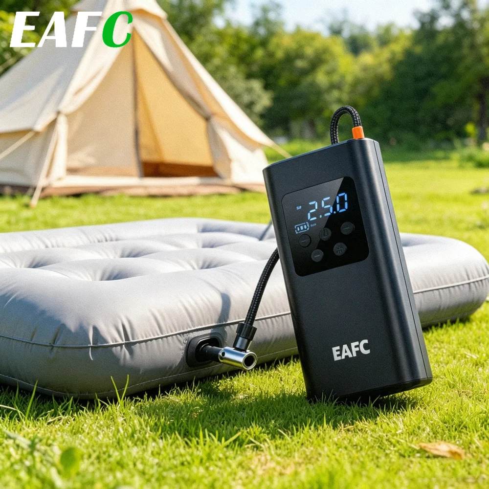 Inflador de neumáticos digital EAFC de 150 PSI, compresor de aire portátil para neumáticos de automóvil, bomba de… — oferta en AliExpress