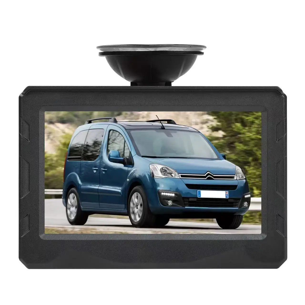 Cámara de visión trasera de coche con Monitor para estacionamiento de camiones, cámara trasera con pantalla de 4,3 ", visión nocturna, fácil instalación