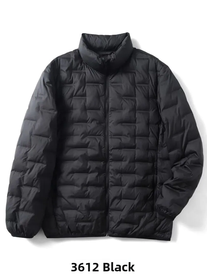 Design léger extérieur pour hommes, décontracté, léger, chaud, polyvalent, automne hiver, fermeture à glissière Jaet, coupe-vent, polyester...