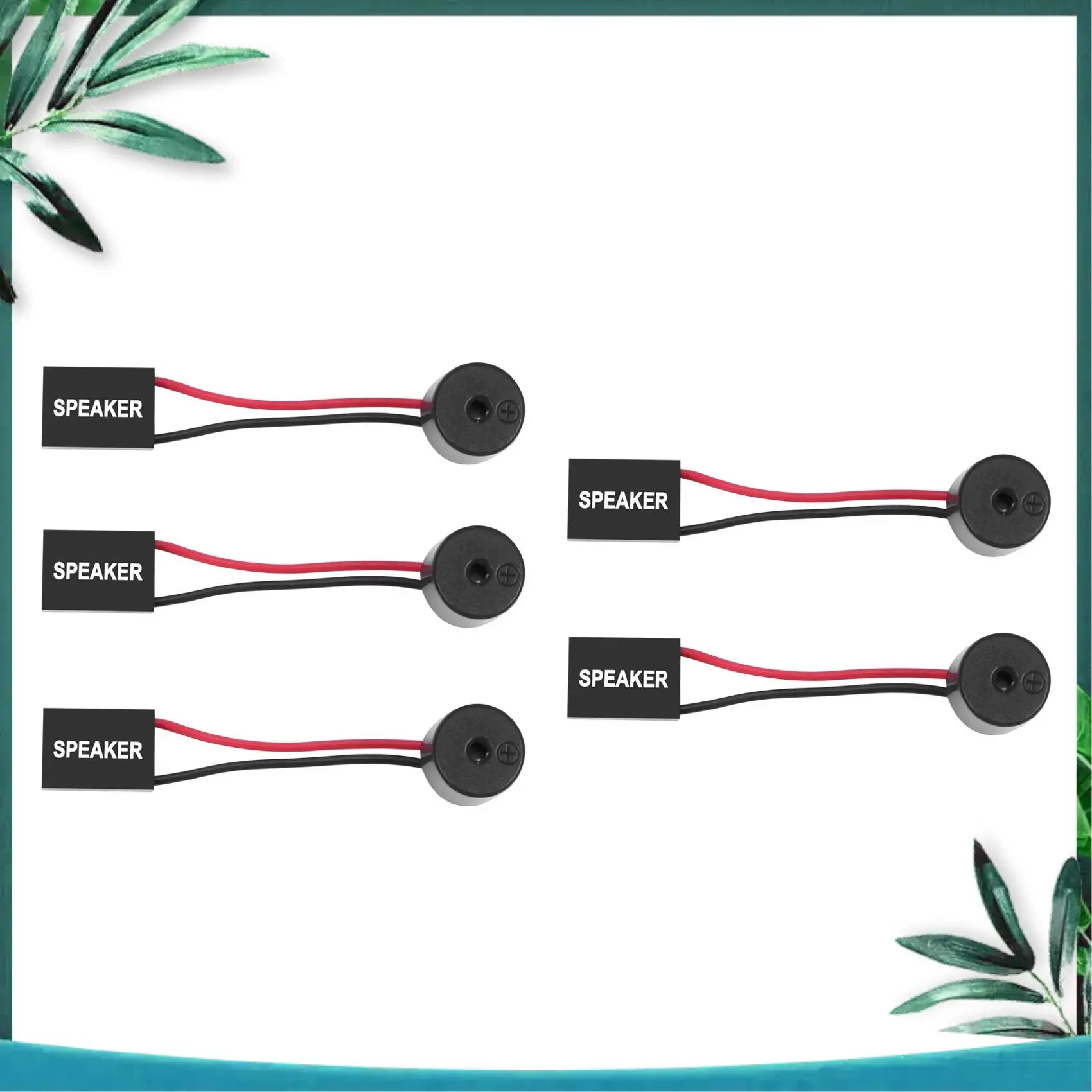 (NEW) 5Pcs Motherboard Speaker Buzzer PC Computer Motherboard Internal Beep Buzzer For Computer Repair