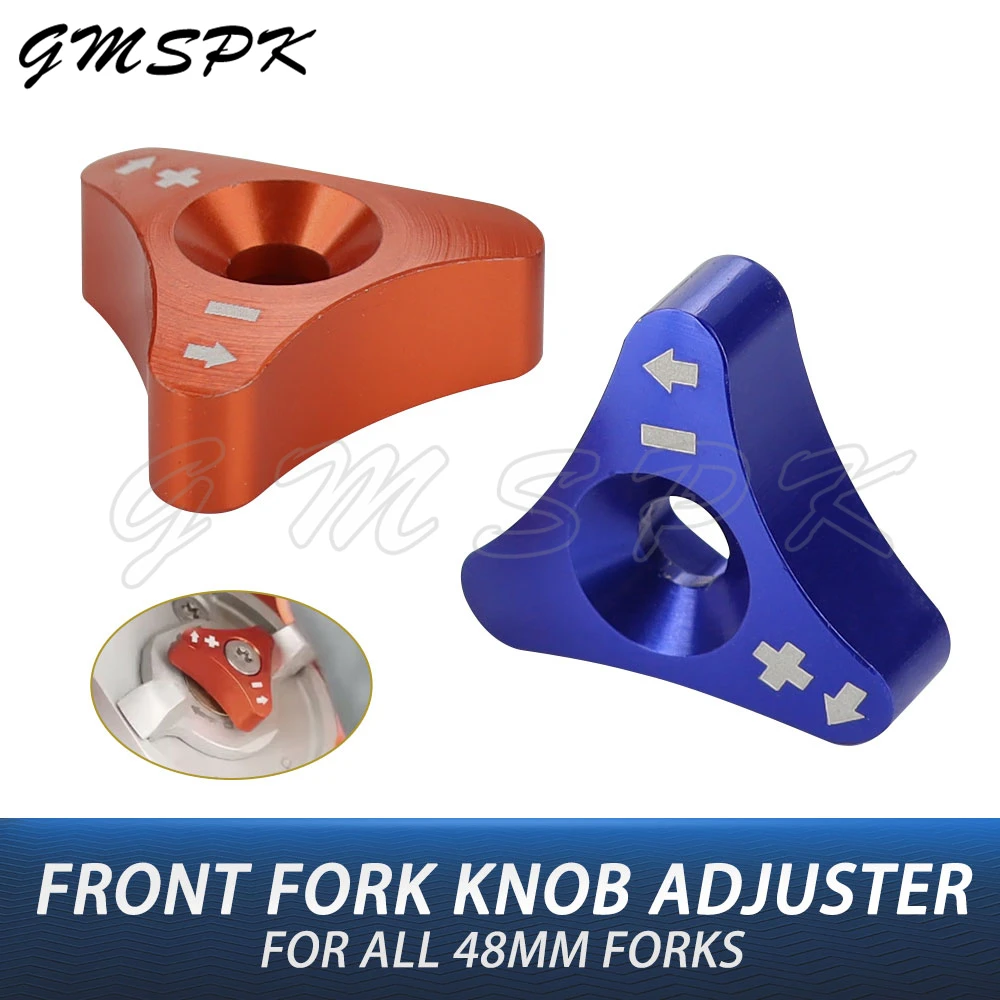 

48mm Front Shock Absorber Fork Knob Adjuster Fit for EXC EXCF SX SXF XC XCW MXC 125-530 1190 1290 Super Adventure 690 ENDURO SMC