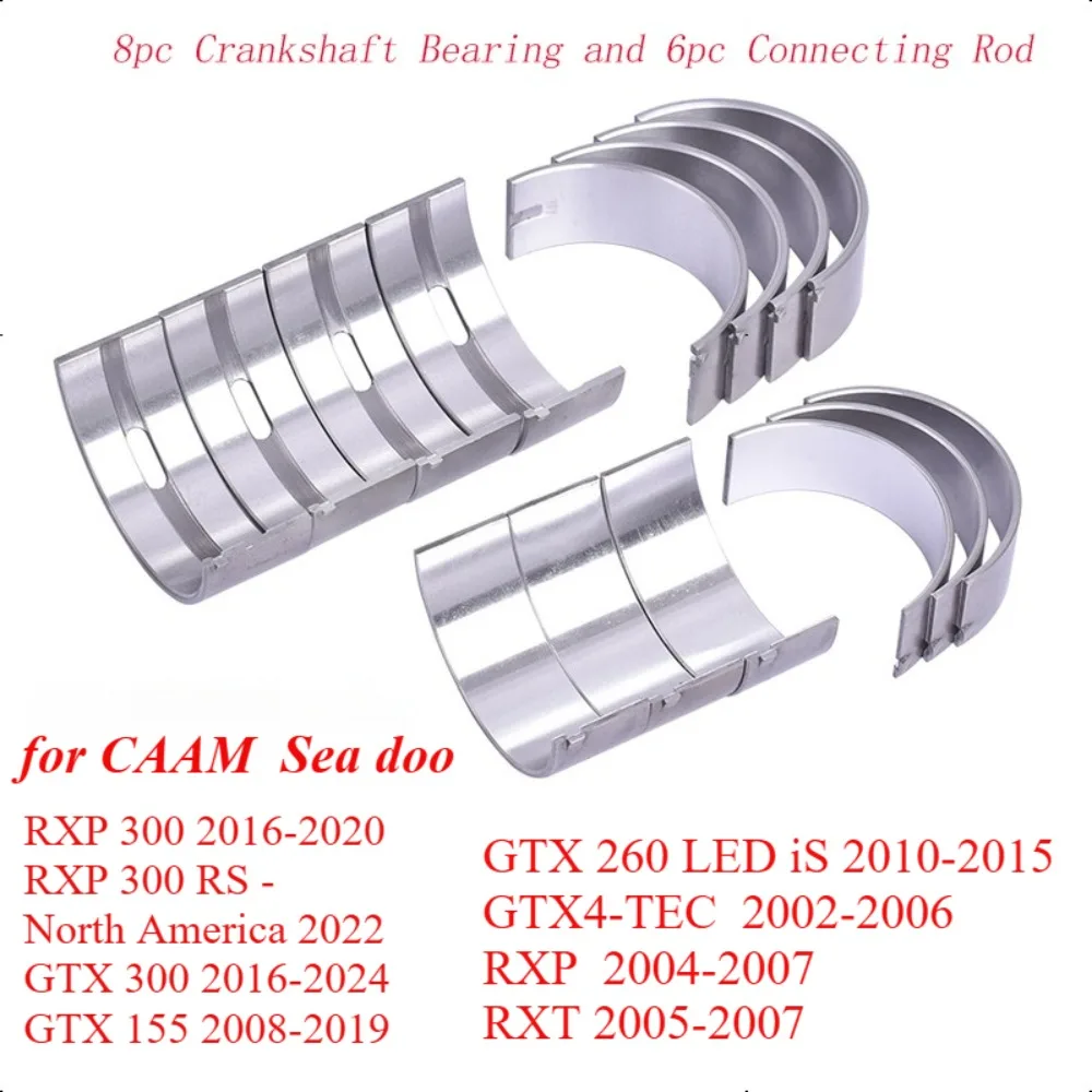 Motorcycle Connecting Rod Bearing Crankshaft Assy for CAAM Sea Doo RXP 300 2016-2020 GTX 300 GTX 155 GTX 260 GTX4-TEC RXT