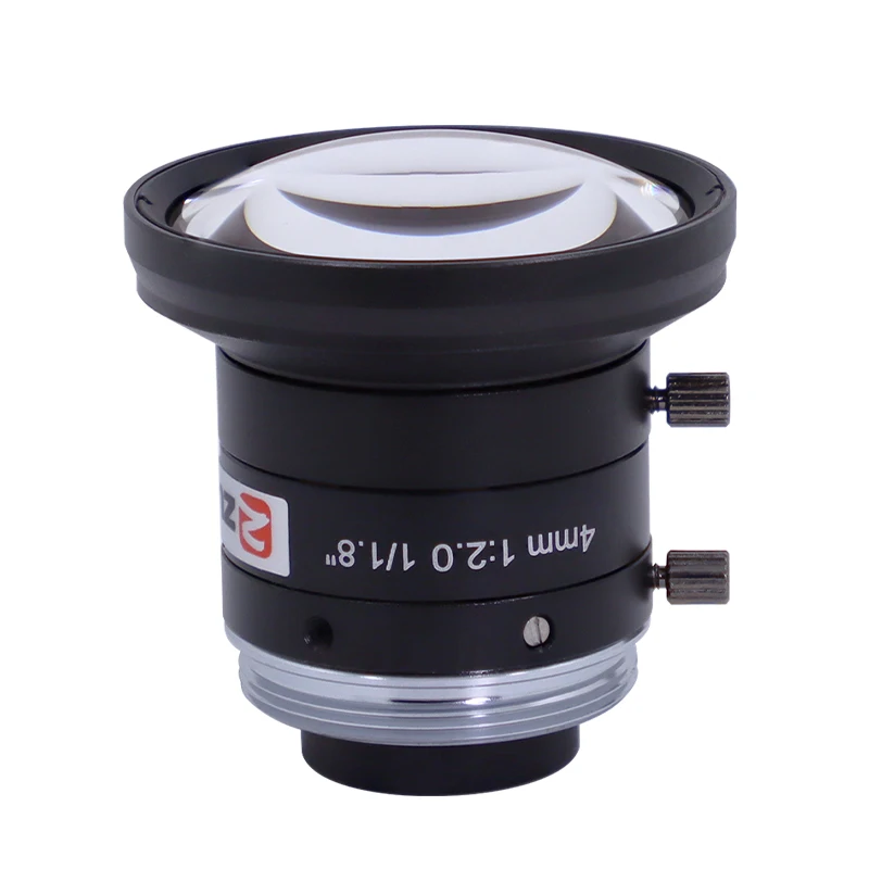 ZLKC 4mm Lens F2.0 FA Camera Lens Wide Angle 1/1.8 '' 5MP Fixed Focus C Mount 5Megapixel CCTV Machine Vision Industrial Lens