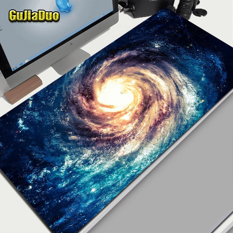 

GuJiaDuo Space Art Mouse Pad Laptop Keyboard Desk Mat Non-slip XL Large Planet Mousepad Gaming Hoom Accessories Table Pad Carpet