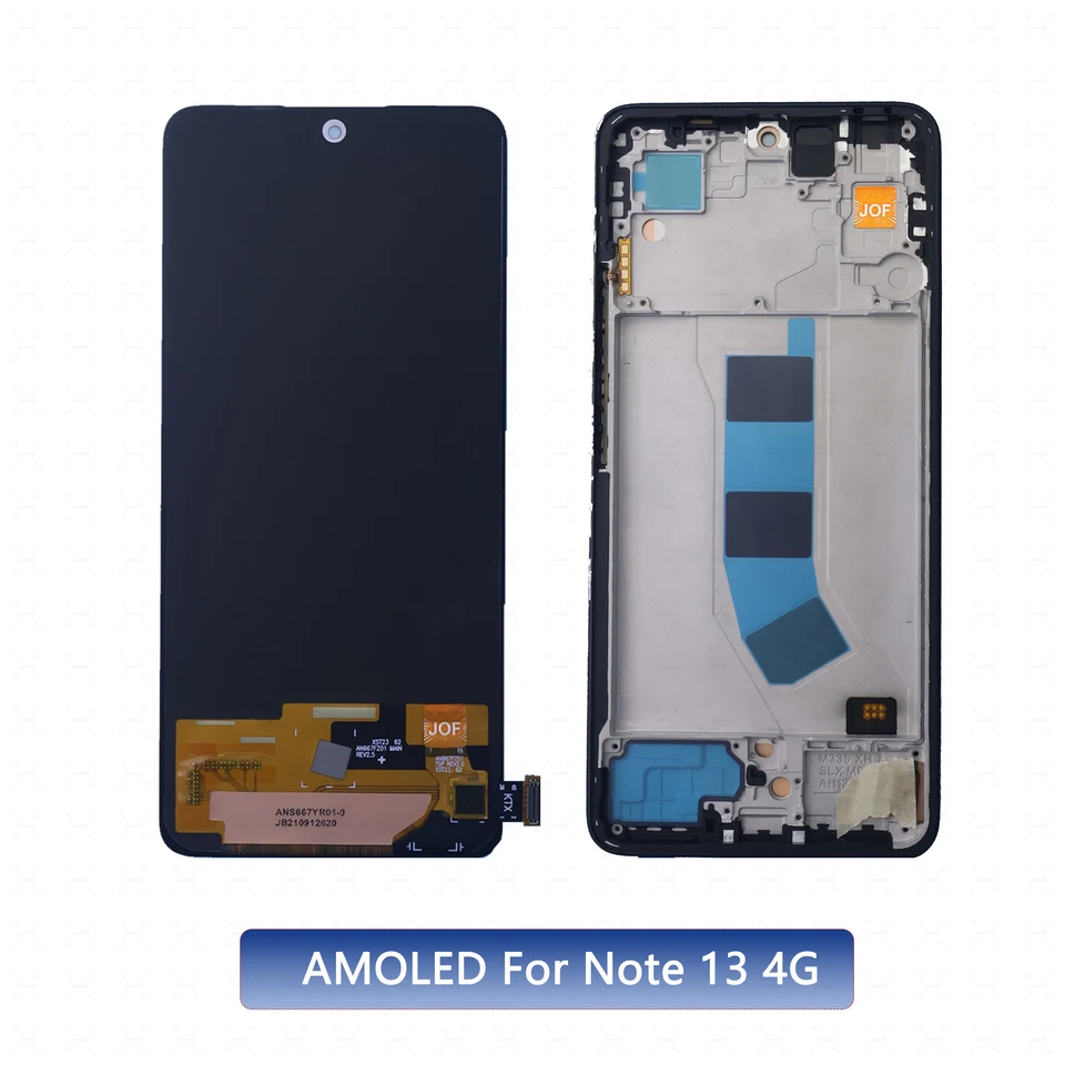 Pantalla AMOLED para Xiaomi Redmi Note 13 4G, LCD con táctil y digitalizador, pieza de repuesto para Redmi Note 13 4G 5