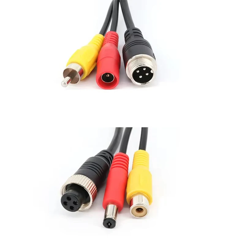 RCA/DC/BNC aviation line aviation to RCADC adapter line audio car cable