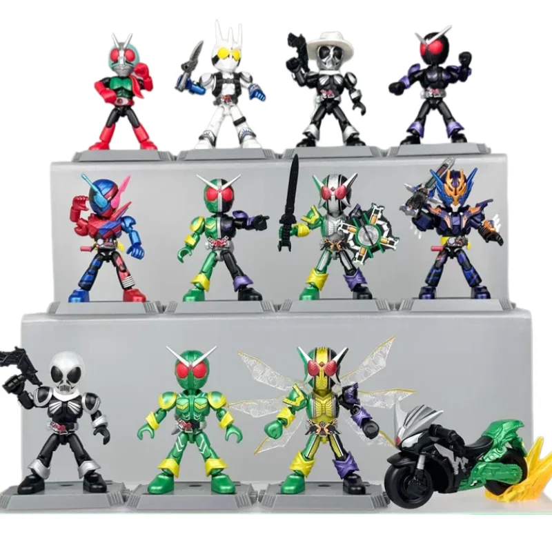 Kamen Rider Blokees Starlight Version 2 Anime Figure Saber Geats Hopper Kuuga Figure Assembled Collectible Toys Birthday Gifts