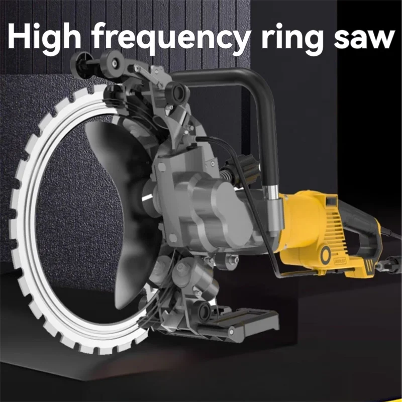 High-Power Brushless Concrete Wall Cutting Machine Dust-Free High Frequency Ring Saw Concrete Wall Cutting Tools