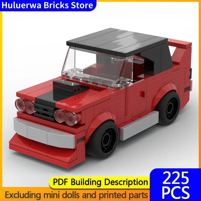 

Модель скоростного гоночного автомобиля MOC, строительные кирпичи, американский мускулистый автомобиль, модульная технология, детские праздничные подарки, сборные игрушки, костюм