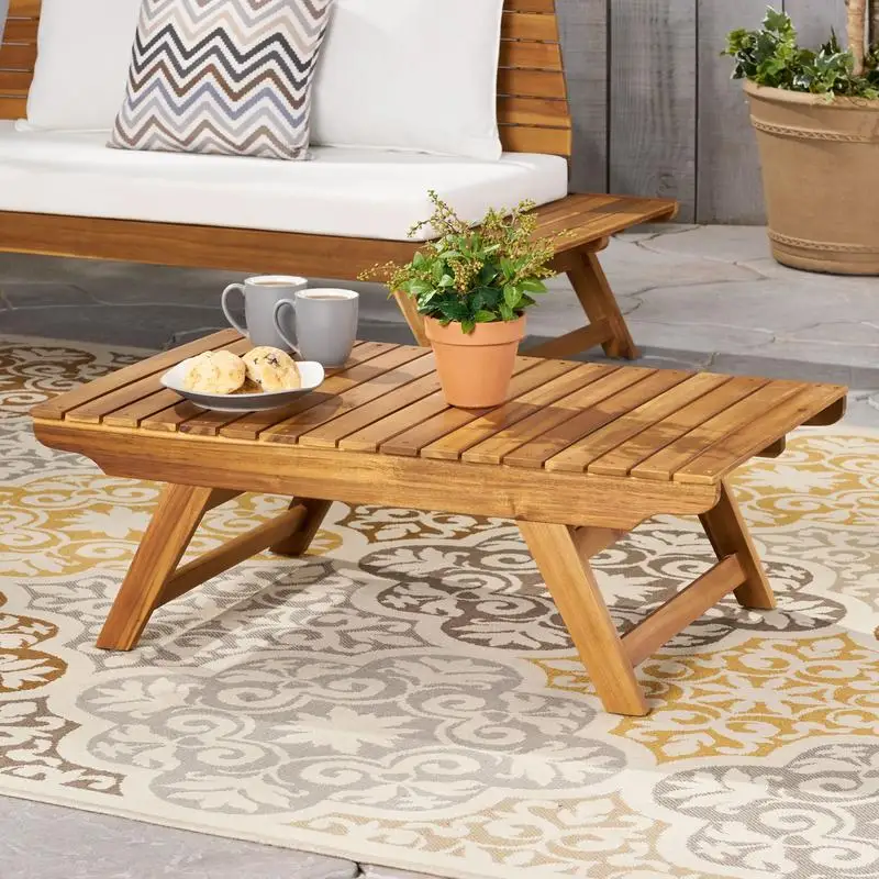 Mesa de centro Sedona – Móveis modernos para sala de estar, design elegante em madeira, perfeito para decoração de casa