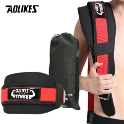 AOLIKES Gym Weightlifting Belt Adjustable Waist Back Support Squat Dumbbell Barbell Deadlifts Training Fitness