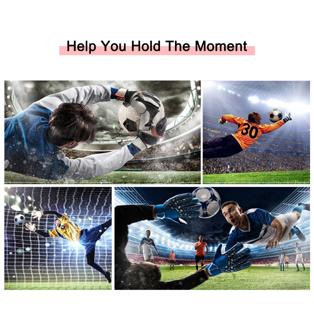 

Soccer Goalkeeper Gloves Thickened Training Football Gloves Full Finger Hand Protection Breathable Sports Training Accessories