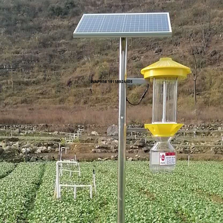 Agricultural Pest Control Equipment Insects Light Trap Solar Insecticidal Lamp