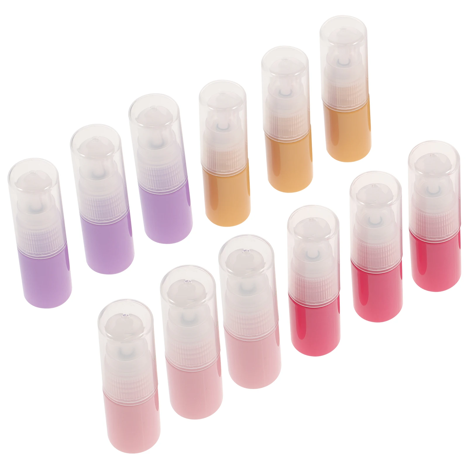 12 Stuks Reizen Lotion Fles Hervulbare Draagbare Plastic Containers Voor Serum Crème Moisturizer Shampoo Herbruikbare Reiscontainer