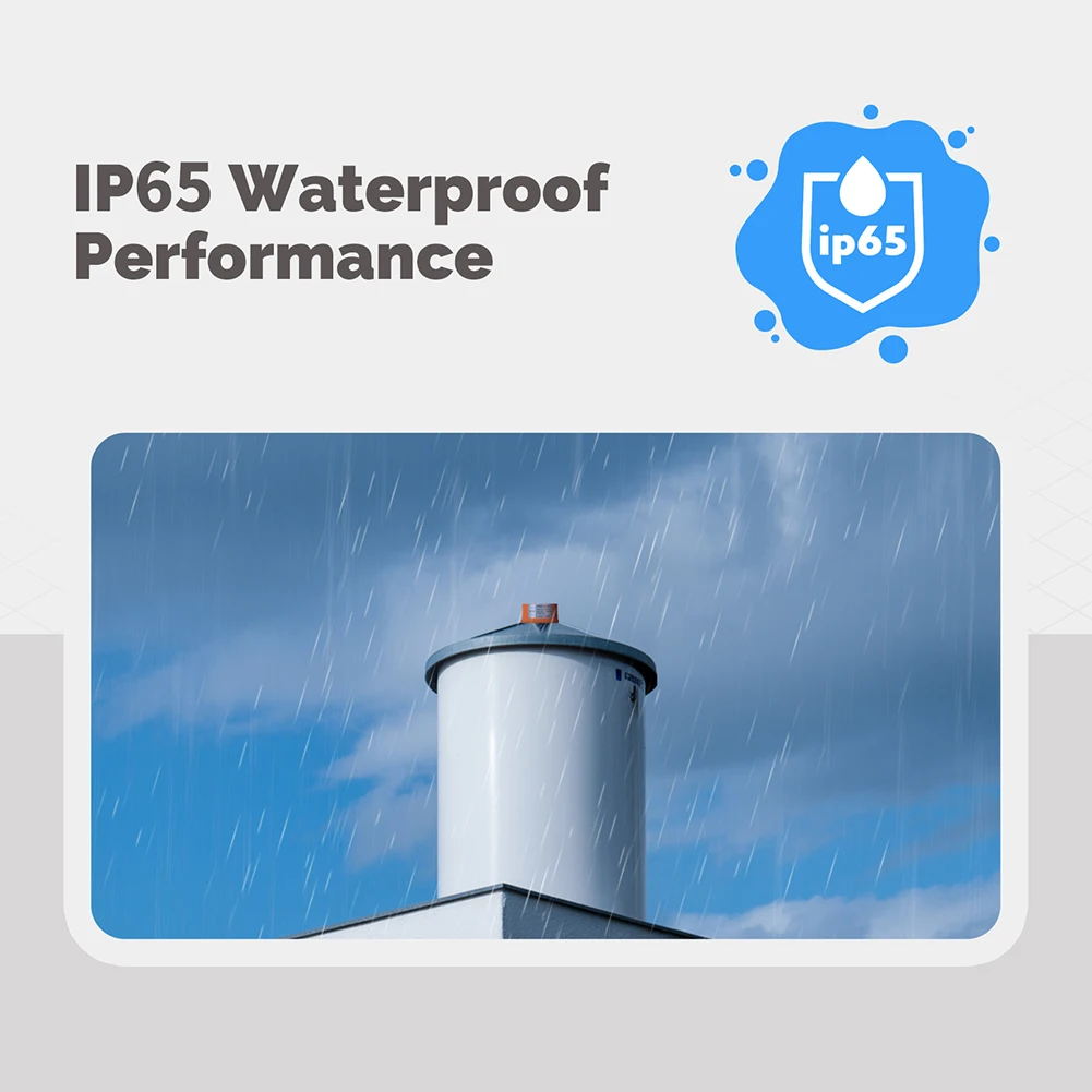 WiFi/ZigBee Ultrasone watertankmonitor voor vloeistofniveau met realtime alarmmelding Draadloze watertankniveausensor