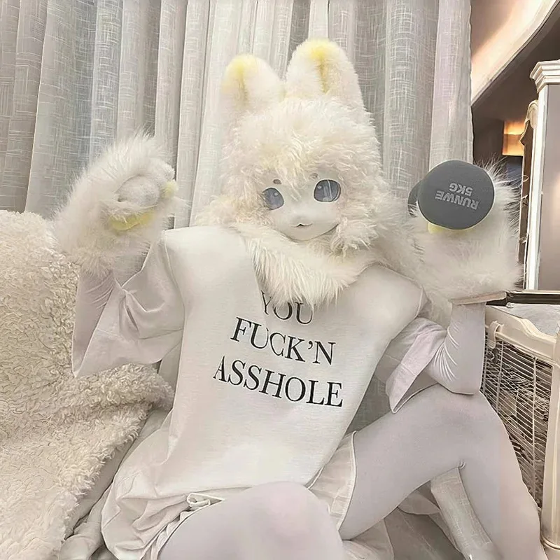 Sky01 Fursuit أسفل بذلة تأثيري حلي Kig Fursuit عالية الرقبة بلون قاعدة بذلة Fursuit عرض كوميدي Kig FursuiSd01$