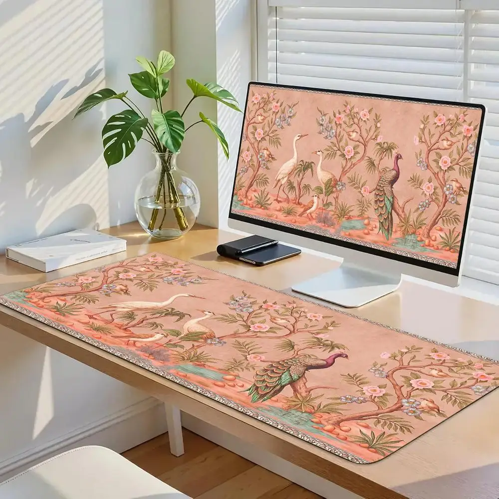 High definition bird language fragrant mouse pad rubber anti slip computer laptop desktop pads thick keyboard PC accessories