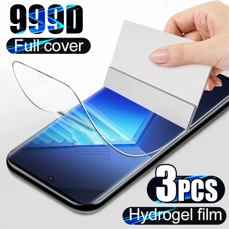 3PCS For Motorola Moto Edge+ 2022 2023 Hydrogel Film Screen Protector For Motorola Edge 40 Neo 30 20 Pro X40 X30 S30 HD Film