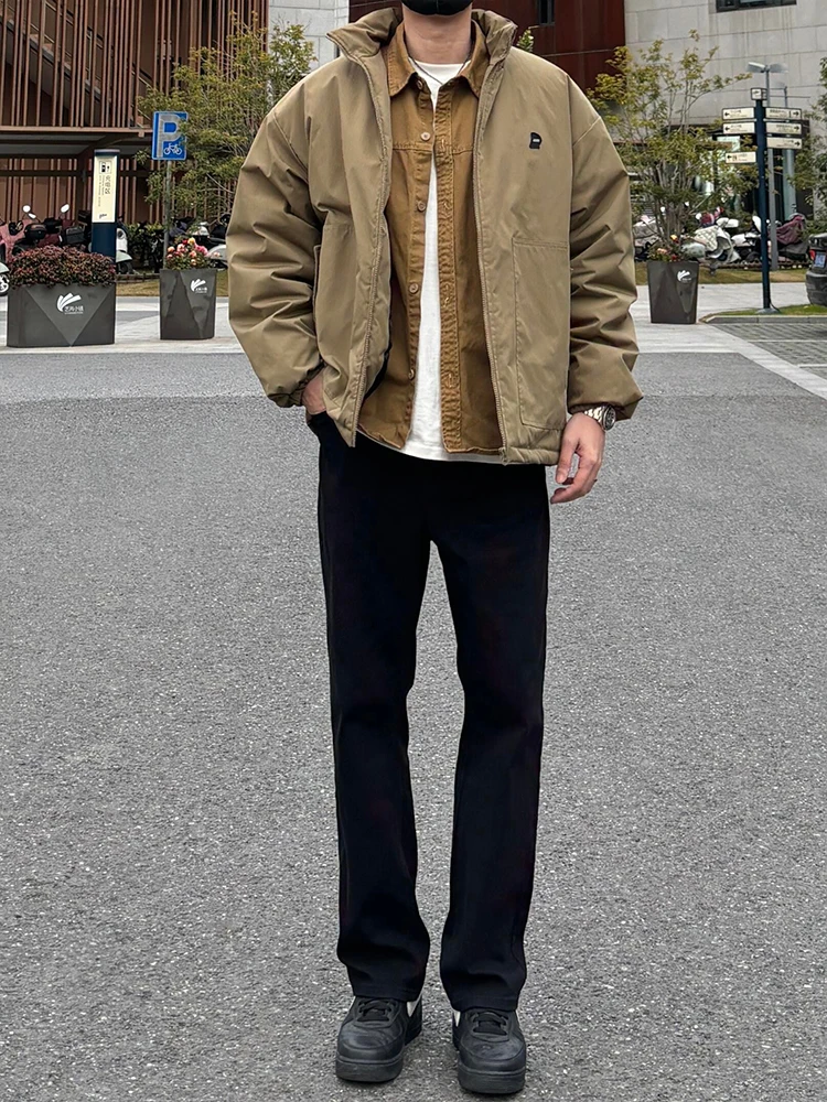 

Мужские джинсы Bla Slim Fit прямого кроя, весна-осень, американский стиль, с высокой талией, утягивающие, Cleanfit, узкая версия, с легким расклешением