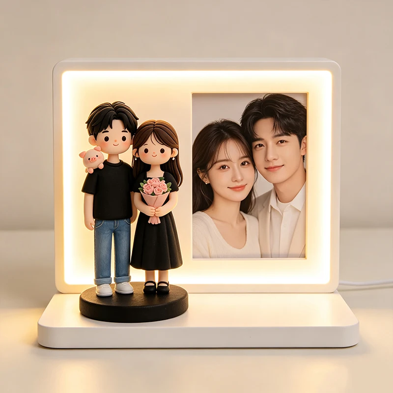 Personalized Custom 3D Human Figurine, Custom Hanbok Figure Statue Made From Your Picture, Customized Keepsake Souvenir for Fami