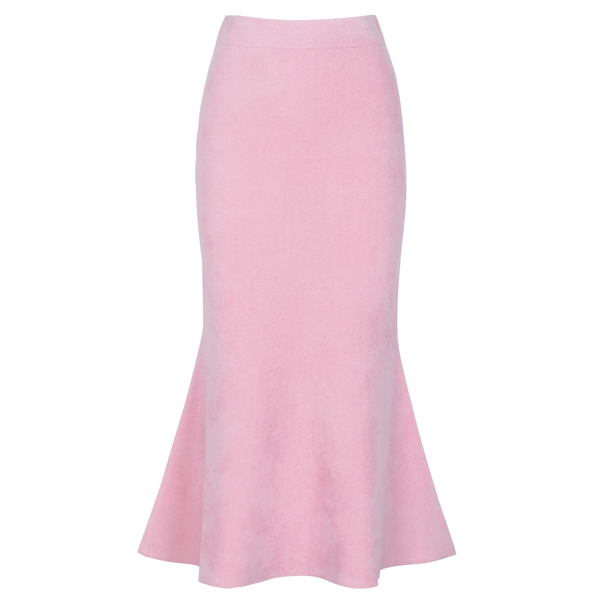 

High Quality Summer New Style Women's Fashionable Commuting Fashion Trend, Waist Cinching Slimming Fish Tail Knitted Skirt