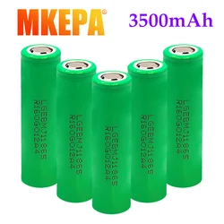 100% New Battery 3.7V 3500mAh INR18650  MJ1 18650 25A Discharge for  Rechargeable Li-ion Batteria