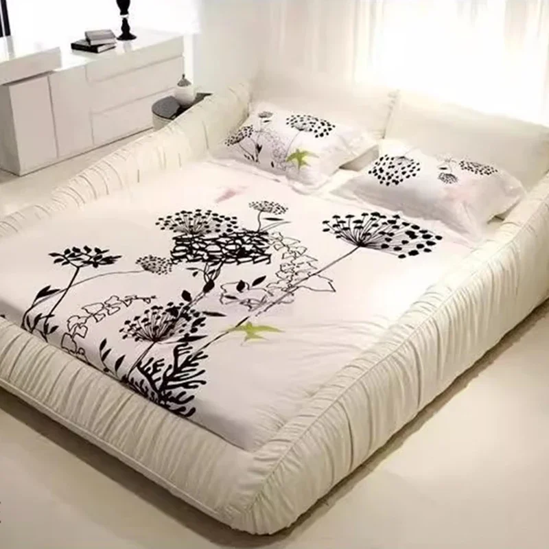 Sofa Double Bed Castle Human Dog Floor Simple Massage Bed Tatami Modern Luxury Sleeping Princess Cama Solteiro Unique Furniture
