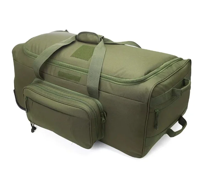 Deployment Camping Weekender Traveling Luggage Roller Wheeled Bag Tactical Travel Rolley Bag With Wheels