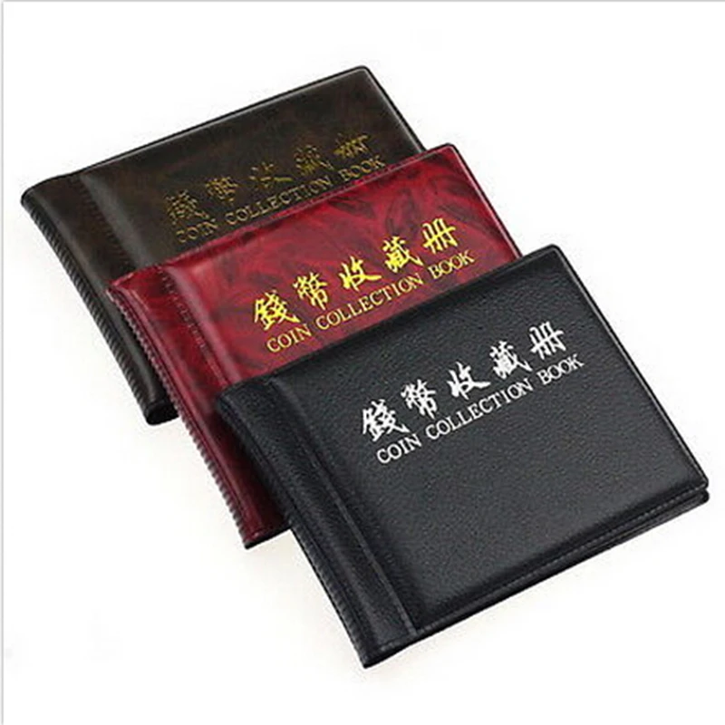 Book Coin Album 35*40mm Folders Money Openings Pockets Storage Collecting Collection Penny Container New Lightweight Portable