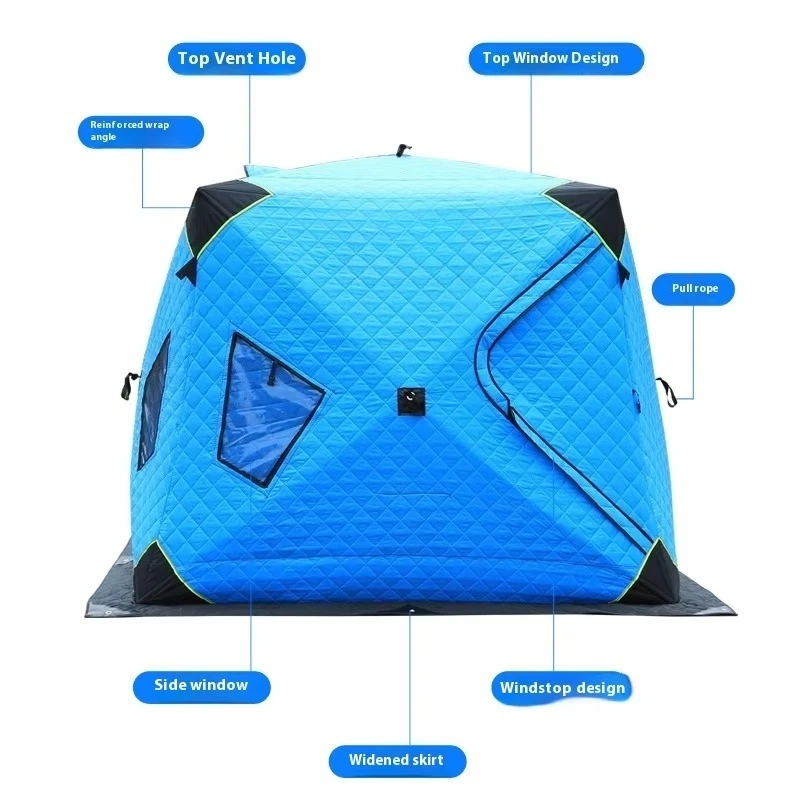 Thickened Insulated Ice Fishing Tent: Warm & Durable