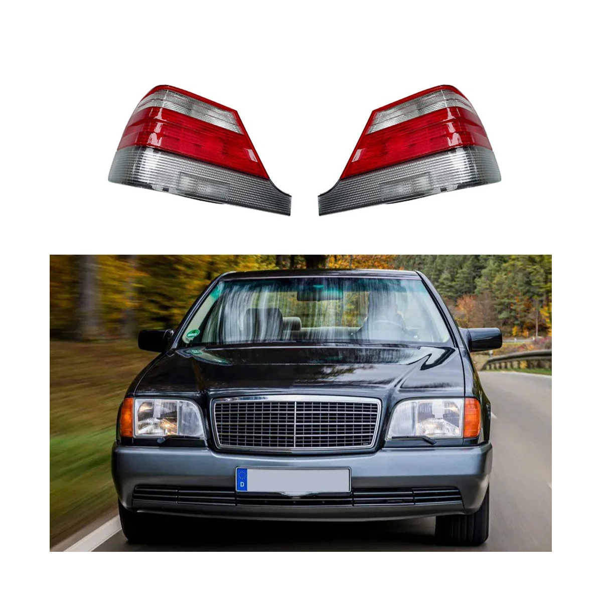 Car Rear Tail Left Outer Light Lamp Fits for MERCEDES-BENZ S-Class W140 1996-1998