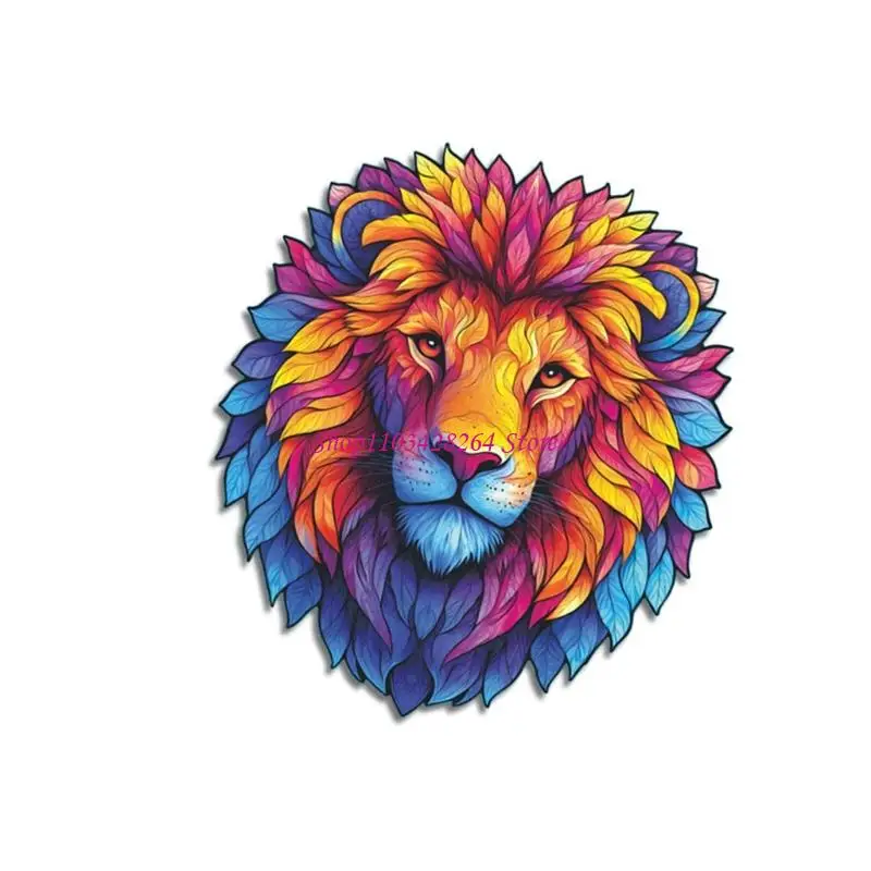 Unique Animal Wooden Puzzle Irregular Piece Puzzle Toy for Adult