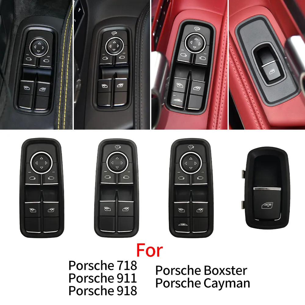 

﻿ For Porsche 911 991 718 Boxster Cayman Coupe Car Electrc Power Master Window Switch Accessory Replacement For Porsche 981 982