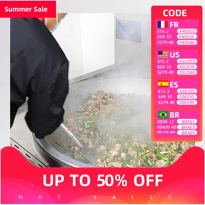 상업용 인덕션 대형 냄비 스토브 6KW 주방 대형 프라이팬 스토브 8KW 고출력 오목 인덕션 스토브 산업용 스토브