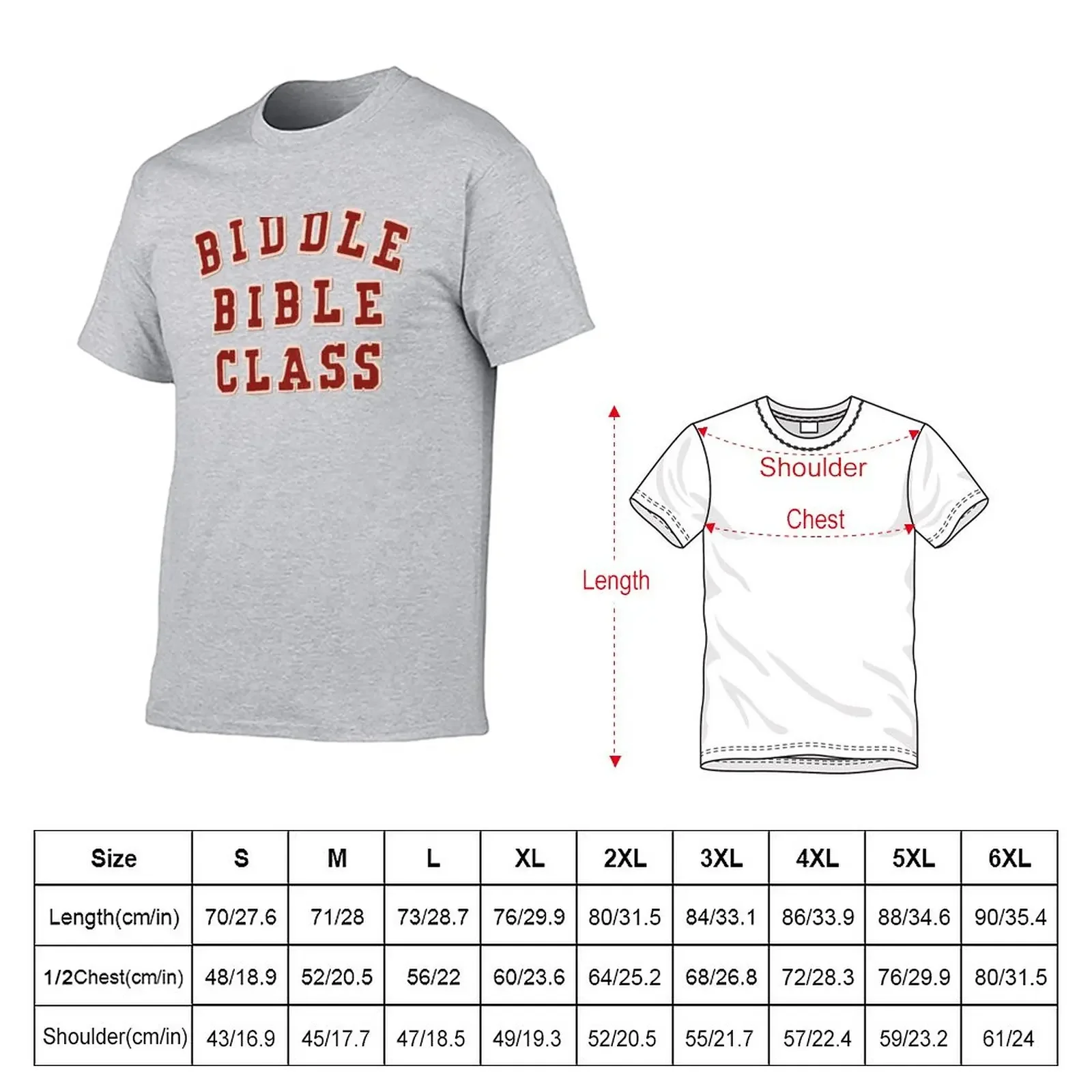 Biddle Bible Class T-Shirt oversized kawaii clothes plus sizes designer t shirt men