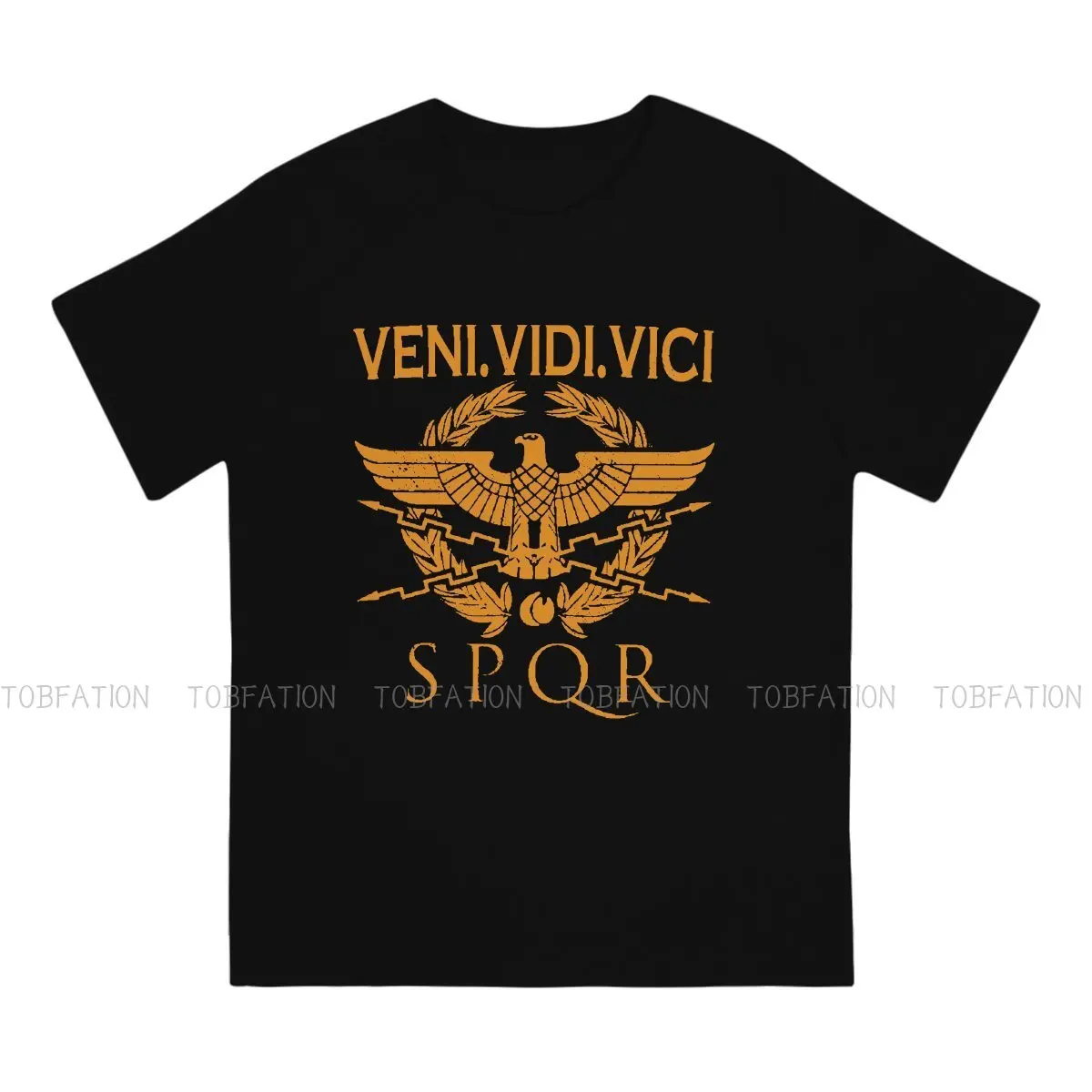 Roman Culture Veni Vidi Vici T Shirt Classic Punk High Quality Tshirt Loose Crewneck Short Sleeve