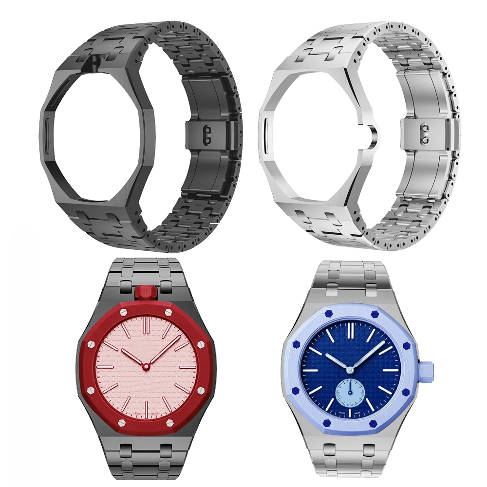 stainless-steel-strap-for-swatch-x-ap-royal-pop-pocket-watch-changer-to-wristwatch-band-modification-kit-wirstband-metal-2in1