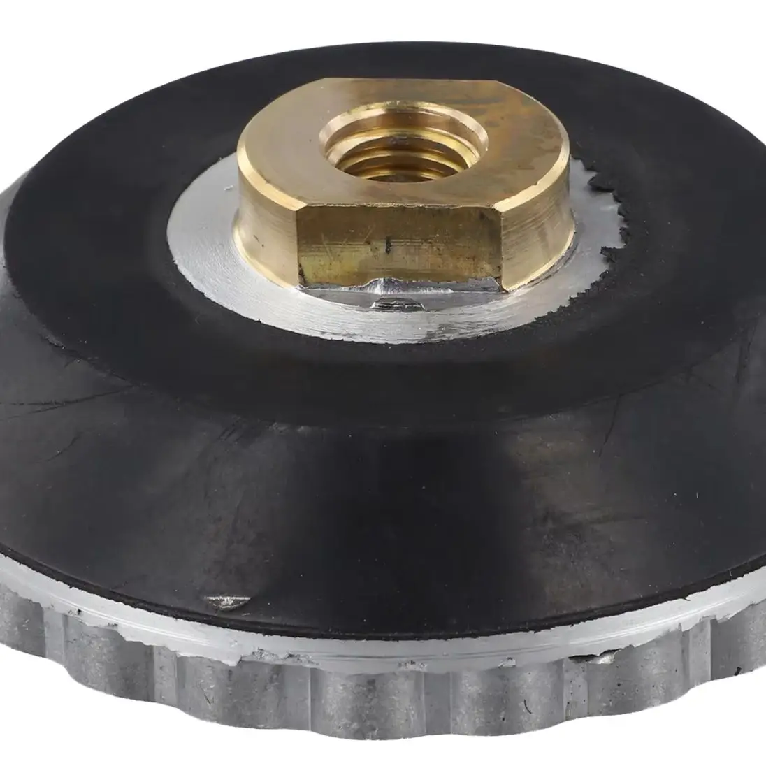 4 Inch 5 Inch Snail Lock Backing Pad Aluminum Rubber Adapter For M14 5/8-11 Thread Wet Stone Polishing Grinding Holder Tool