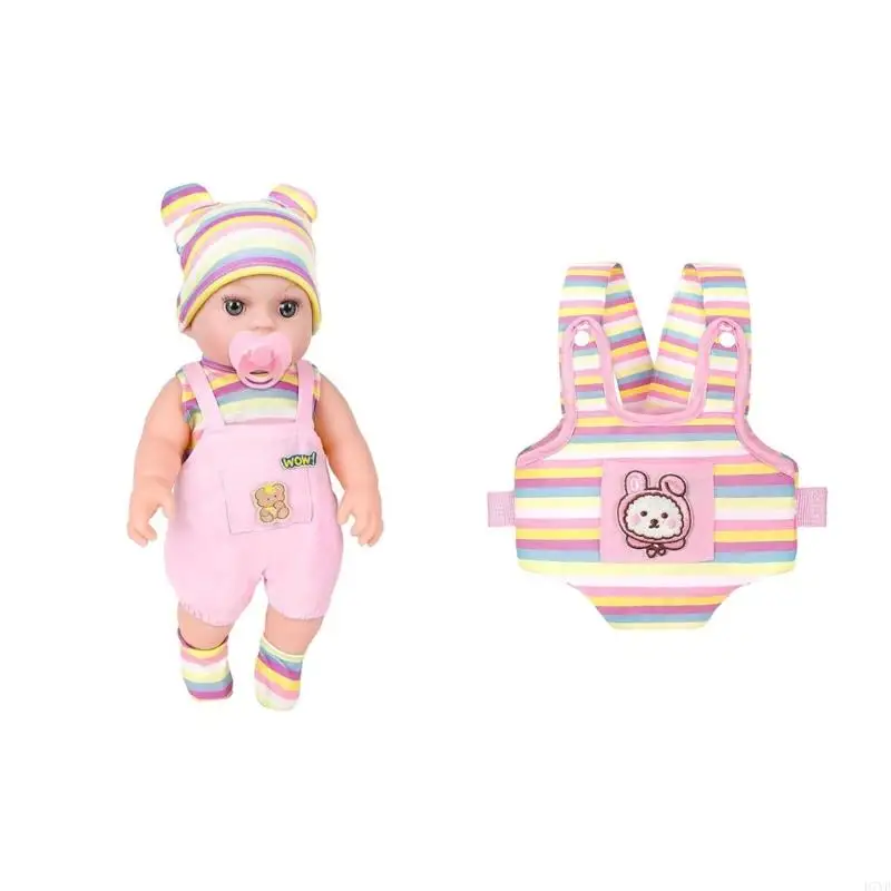 

D7YD Baby Girl Reborns Toy with Clothes Kids Parenting Game Fun Playmates Dolls
