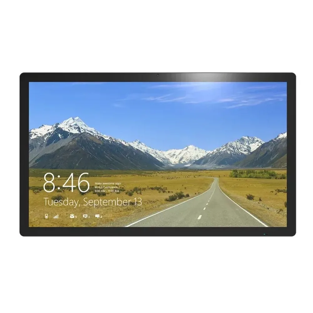 49-Inch semi-outdoor high-brightness PCAP touchscreen display IP65 1920x1080 LCD commercial use 8 languages