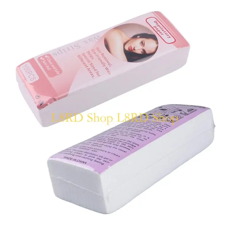 L8RD Wax Hair Removal Sheets For Women Quickly Application Smooth Result