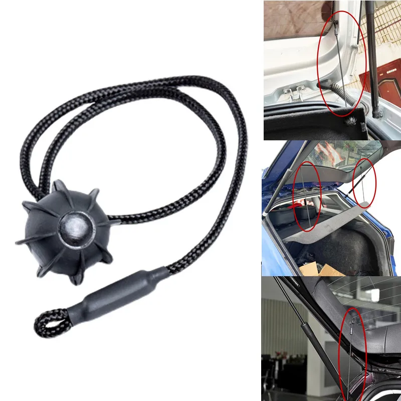 1/2pcs Car Parcel Shelf String Cord Cover Rear Shelves Trunk Hang Rope Buckle Sling Holding Strap For VW Golf MK6 MK5 GTI R20