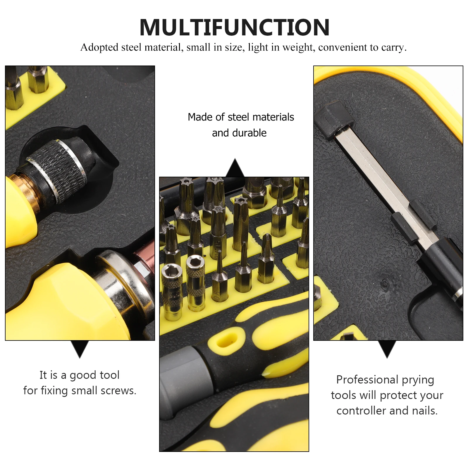 

Precision Screwdriver Repair Phone Removal Screwdriver Phone Camera Cell H Home Tool Kit Lightweight Easy Store