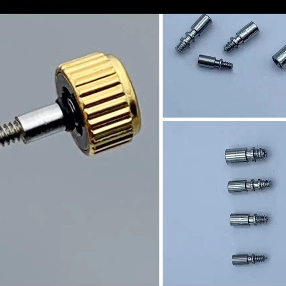 Extensores de haste de relógio de 0.9mm, trocador adequado para 8215 8205 4r36 4r36 nh35 nh36 movimento coroa enrolamento conector de haste