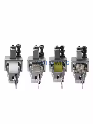 SP-18 thick material left and right stop flange roller presser foot, with wheel for lock stitch industrial sewing machine parts