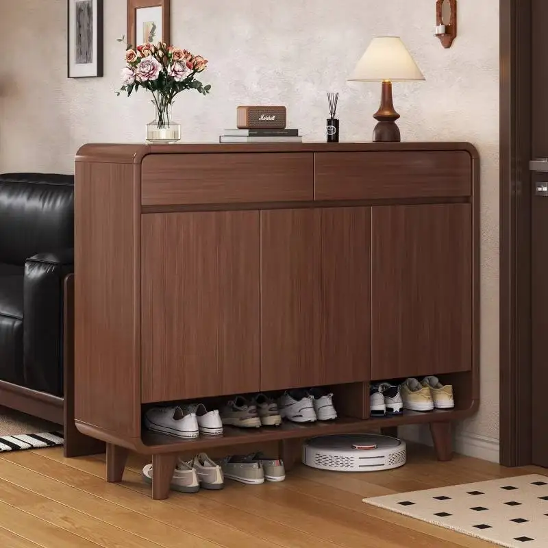 

Design Minimalist Shoe Cabinet Entryway Hardware Compartment Apartments Shoe Rack Corridor Drawers Meuble Chaussure Furniture